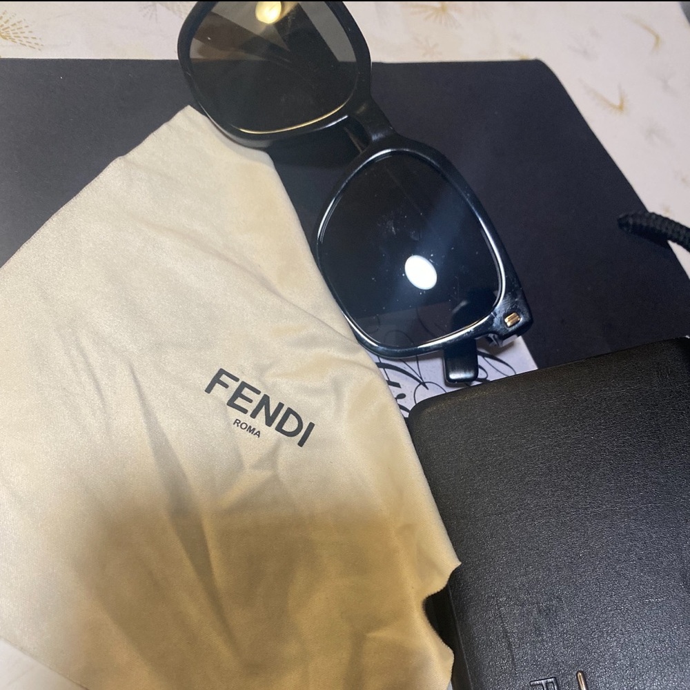 Mens black Fendi glasses $300